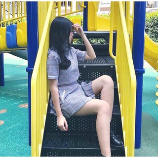 Set váy kẻ caro HOT HIT