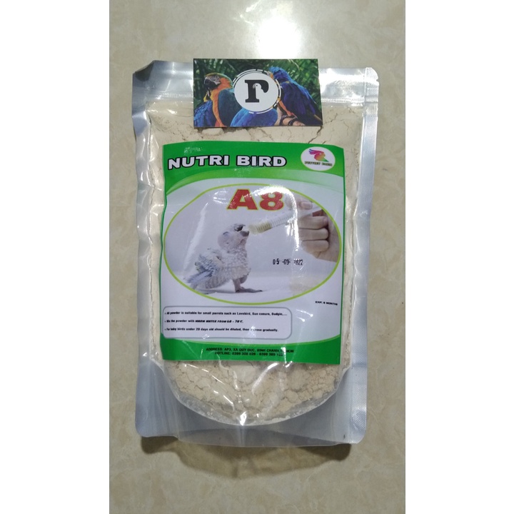 BỘT A8 CUNG CẤP DINH DƯỠNG CHO VẸT NON