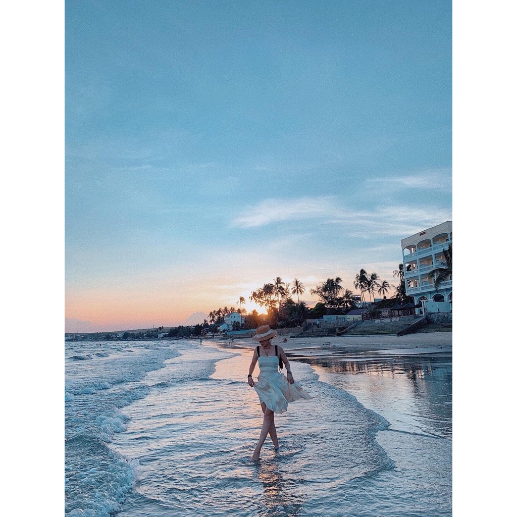 Đầm dạo phố hai dây đen, tùng xòe tung tăng - Omi Dress | BigBuy360 - bigbuy360.vn