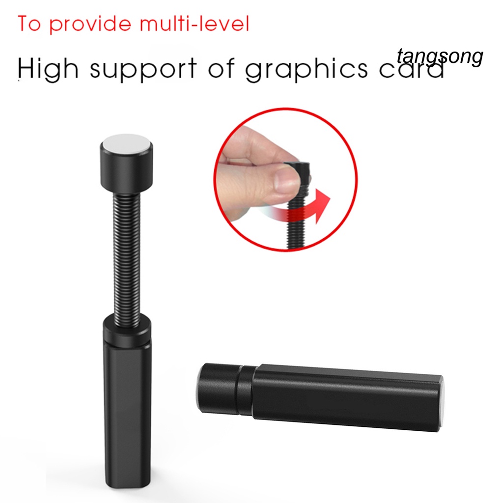 Giá Đỡ Thẻ Đồ Họa Bằng Hợp Kim Nhôm Có Thể Thu Gọn Với Đế Nam Châm Hỗ Trợ Video GPU Cho Máy Tính Để Bàn