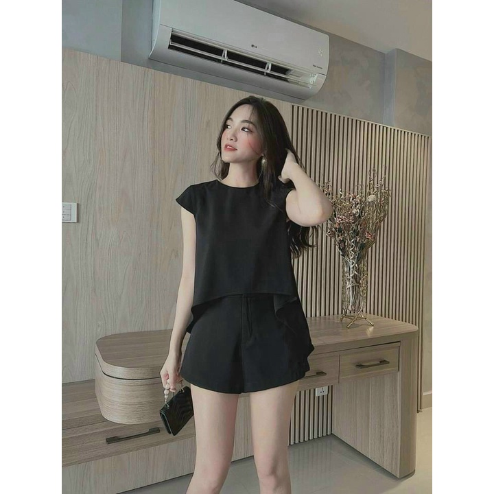 [FREE SHIP] SÉT BỘ NỮ SÁT NÁCH QUẦN LƯNG CAO TÔN DÁNG SÁNG DA THIÊN KIM BOUTIQUE VLTN4