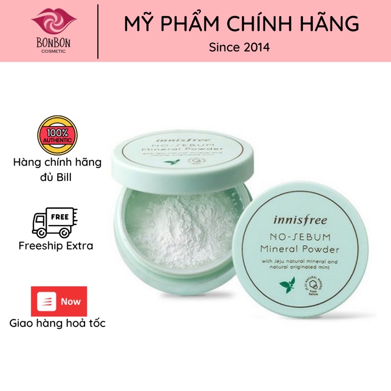 Phấn phủ bột No sebum Innisfree