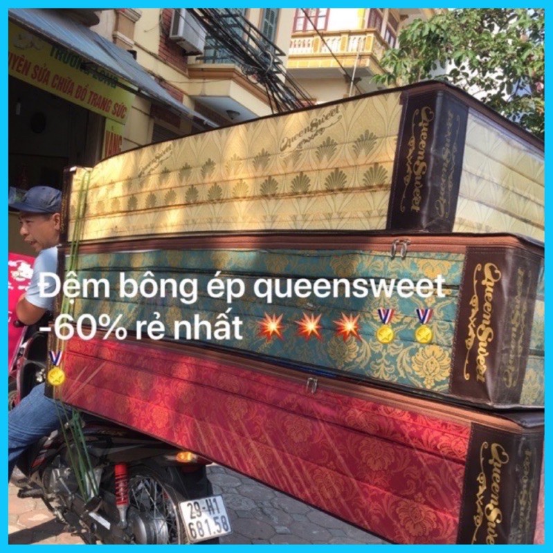 ỆM BÔNG ÉP Hàn Quốc QueenSweet  (ib mua hàng)