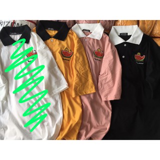 Áo Polo thêu dưa hấu...
