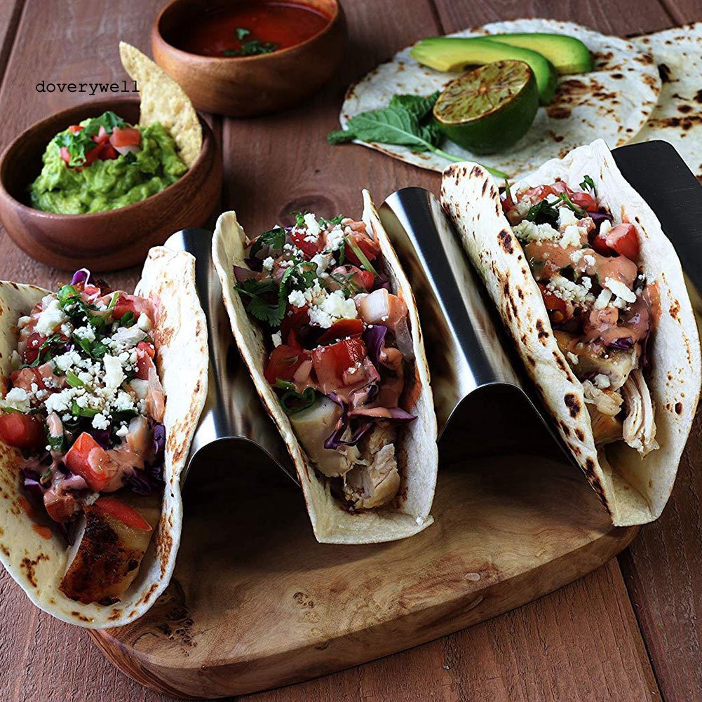 Khay đựng bánh taco bằng thép không gỉ tiện lợi