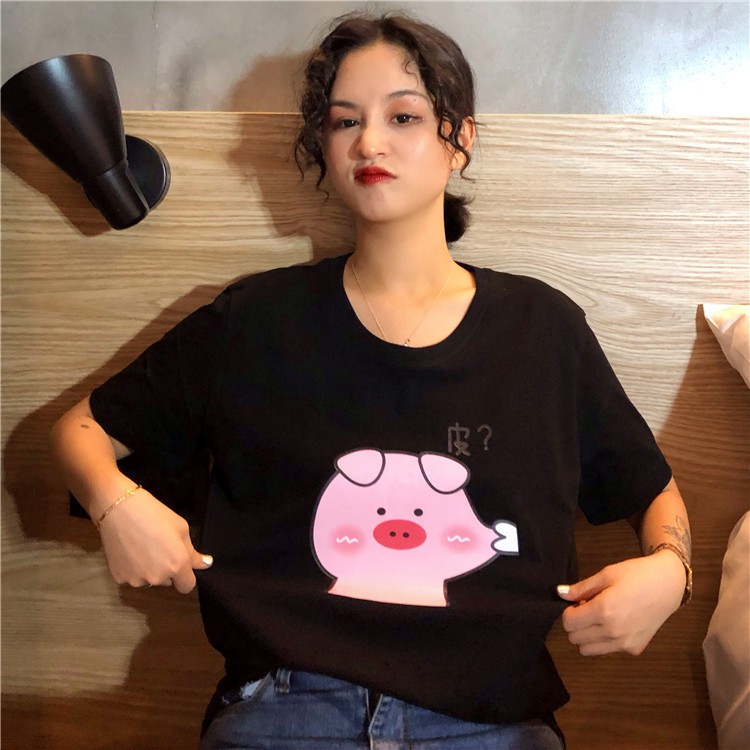 Áo thun unisex tay lỡ form rộngAH1485 dành cho nam nữ họa tiết thời trang