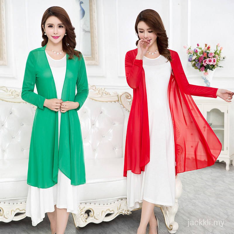 Áo Khoác Cardigan Ngắn / Lửng Chống Nắng Phối Lưới Mỏng Thời Trang Mùa Hè Mới Cho Nữ