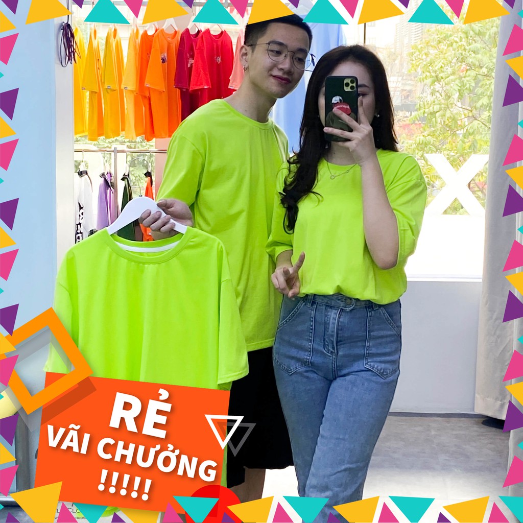 Áo Thun Nam Form Unisex 2S Clothing Giá Rẻ, Cực Hot Màu Neon