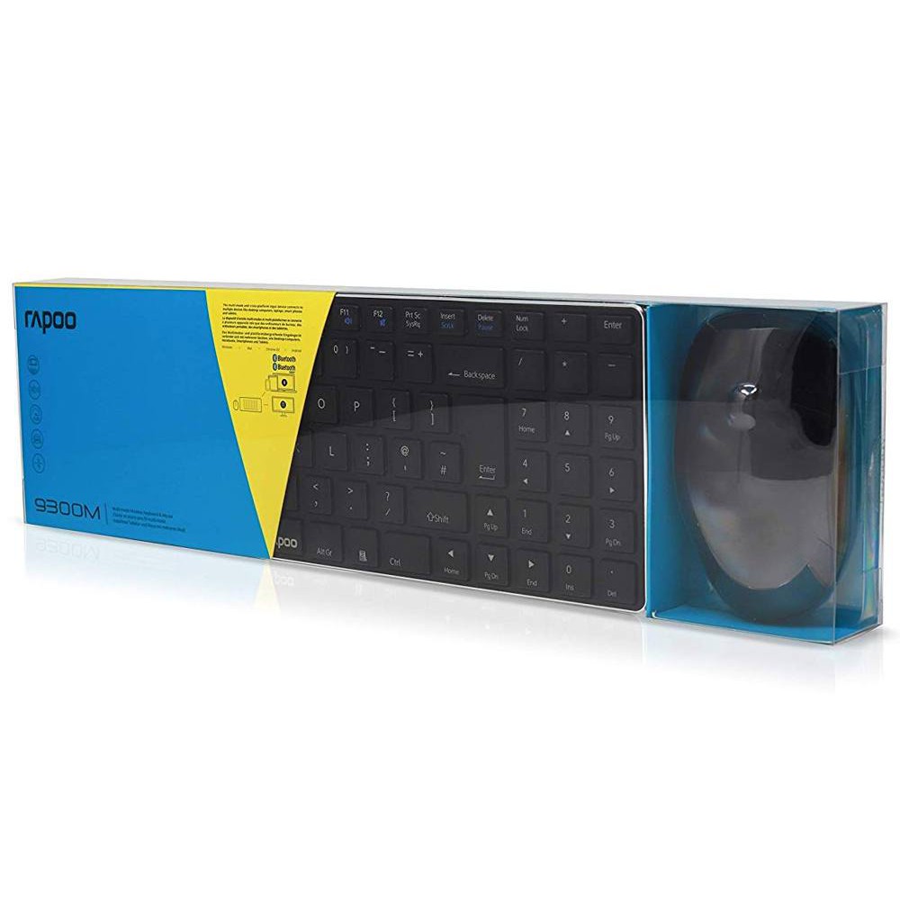 Bộ Bàn Phím Chuột Không Dây Rapoo 9300M