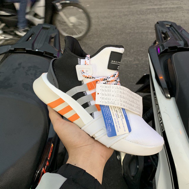 GIẢM giá sập sàn HOT Giầy EQT trắng cam hàng 1:1 ( full box + free ship ) . :)) ;)) 2020 new 👟 ! > ` < ₂ > -