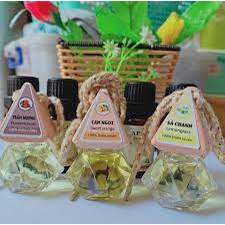 Tinh dầu thiên nhiên lọ 10ml xông hoặc treo thơm phòng nhiều mùi như sả chanh, cam...