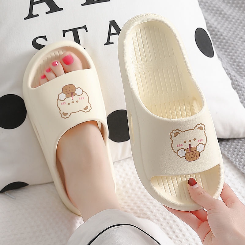 Dép lê Dép Đi Trong Nhà Chống Trượt Kiểu Hoạt Hình Đáng Yêu Hợp Thời Trang Hè
