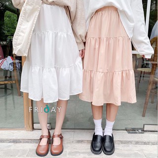 Chân váy cạp chun 3 tầng Friday