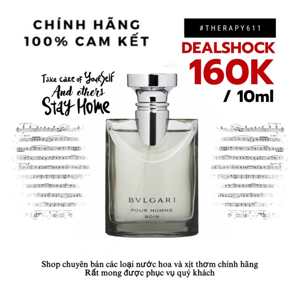 ..::✨Nước hoa nam Bvlgari Soir Pour homme ✨