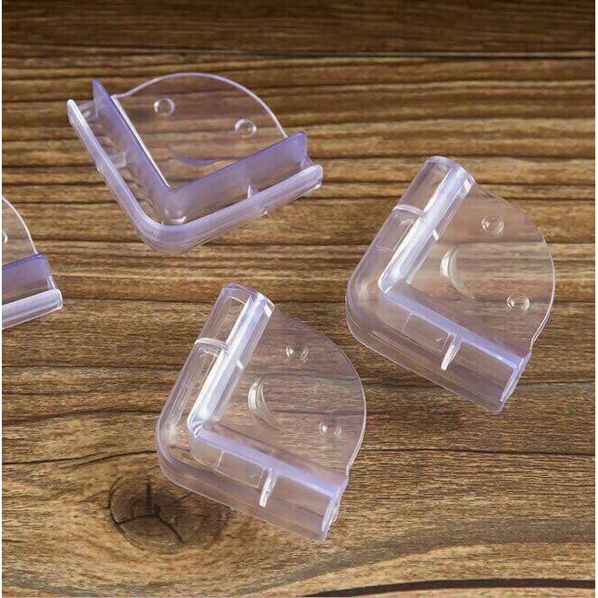 set 4 bịt góc bàn silicon an toàn cho bé, miếng bọc cạnh bàn silicon