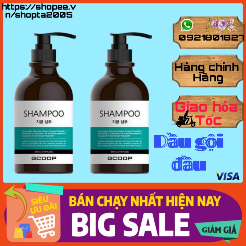 Dầu gội đầu Shampoo_Gcoop từ dược liệu thiên nhiên