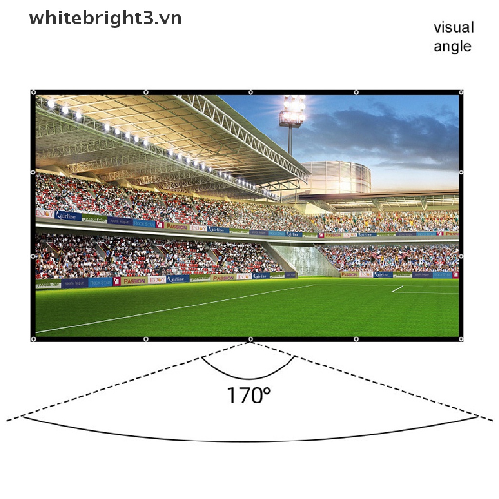 Miếng Dán Phản Quang Kích Thước 16: 9 100 / 120 / 150 inch