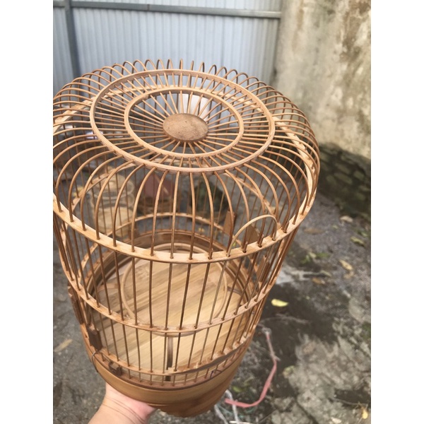 LỒNG KHUYÊN SÀN TRE NAN MAU, NAN KHÍT CHO CHIM SIÊU BÉ như ốc mít