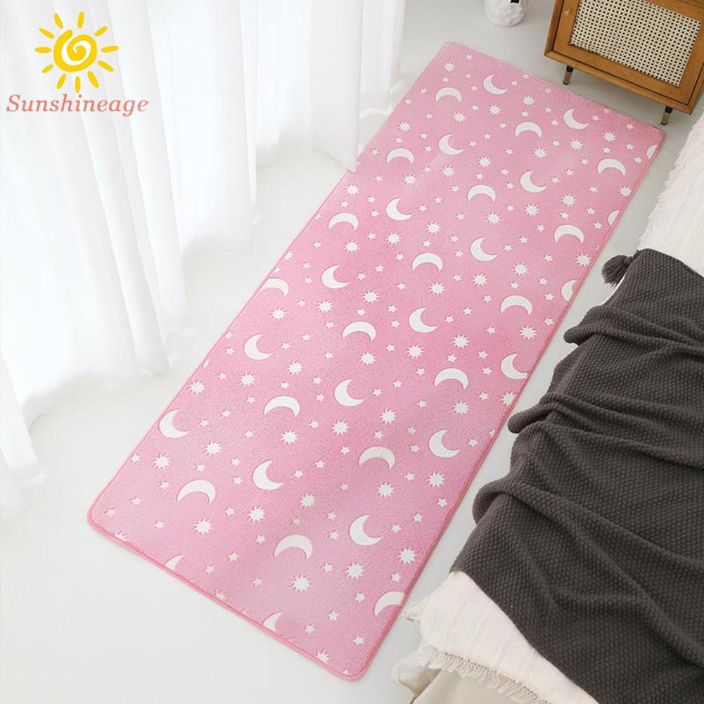 1 * Thảm Lông Mềm Phát Sáng Trong Tối Dùng Cho Phòng Ngủ Của Trẻ