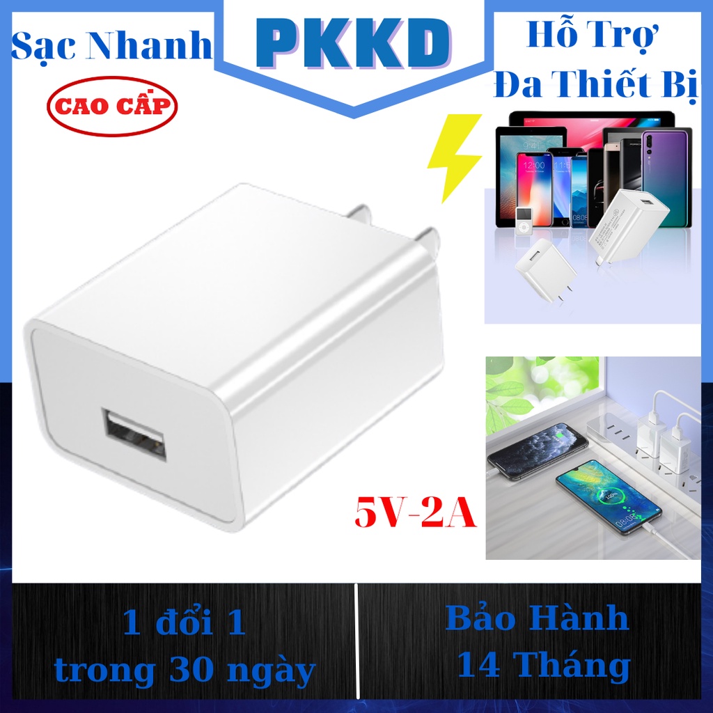 Củ Sạc Nhanh Cao Cấp 2021,Củ Sạc ip,Samsung,Xiaomi,Vsmart,tablet táo…Đầu USB Dùng cho Cáp TypeC,,Micro.PKKD STORE