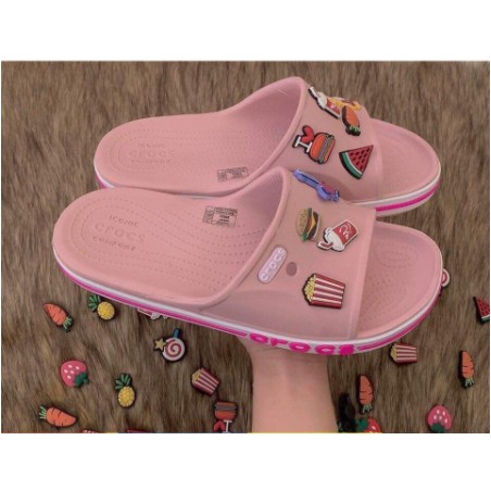 Dép nữ quai ngang cực êm chân tặng kèm 6 sticker như hình