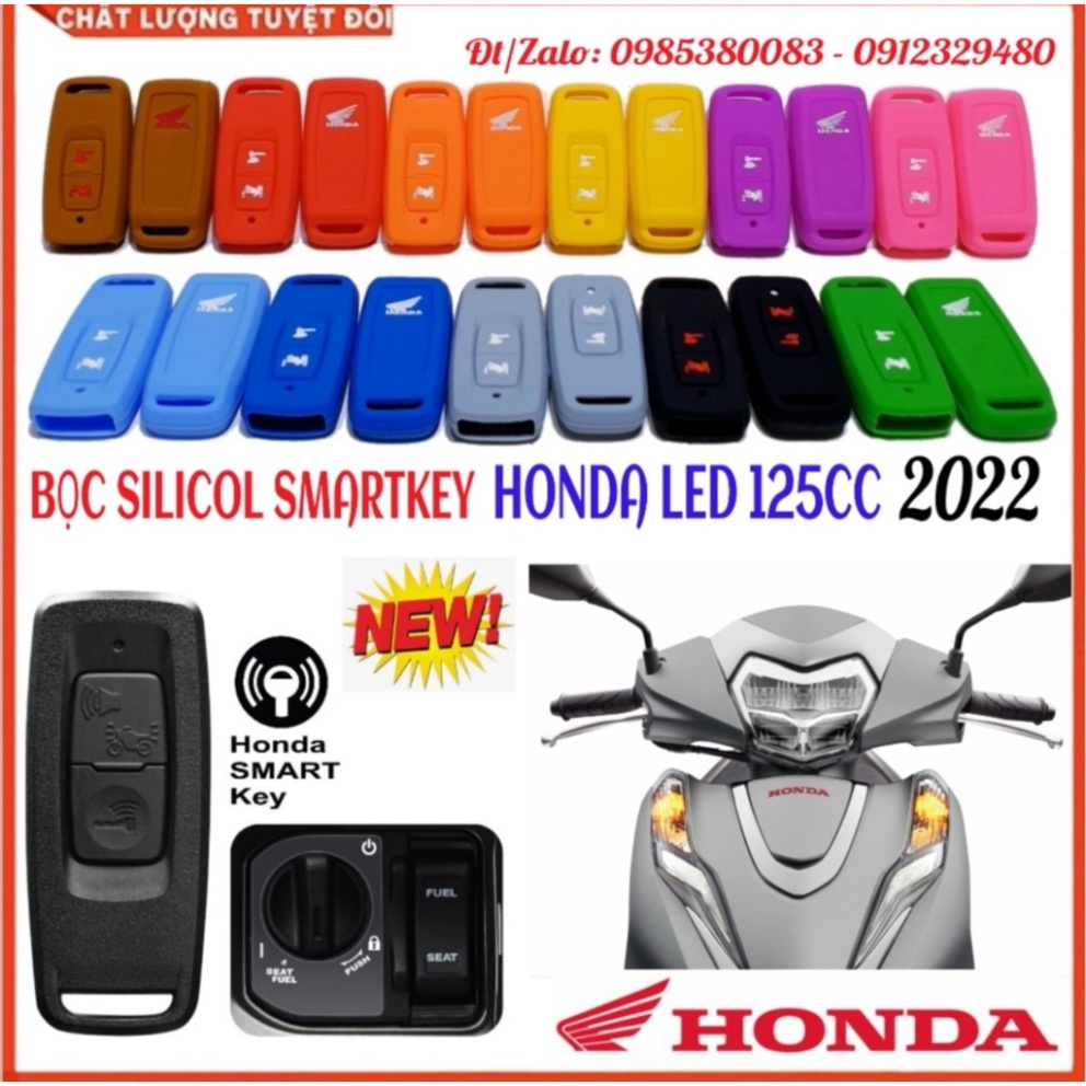 Bọc chìa khoá smartkey xe máy Honda Lead 125cc 2022 (Mới) - Bọc silicon chìa smartkey Lead Mới 2021 - Lead 2022 Ảnh thật