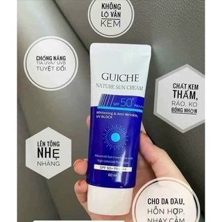 Kem chống nắng guiche nature sun cream 60ml 50 spf +++