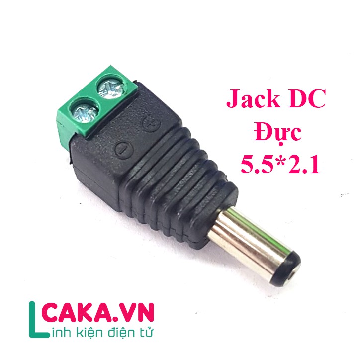 Jack DC nối nguồn Đực/cái