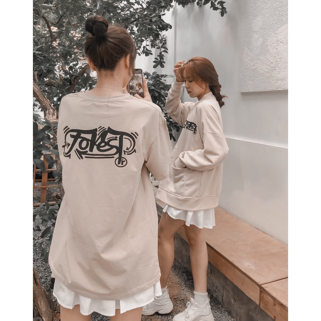 Áo Thun FOREST "Draw TEE" Series Tan