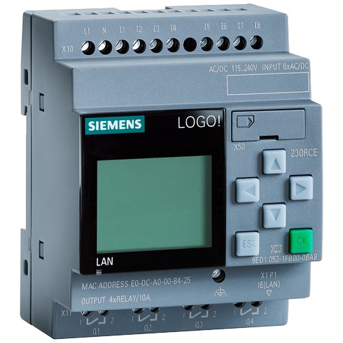 Bộ điều khiển PLC Logo 230RCE Siemens( 6ED1052-1FB08-0BA0) Bảo hành 12 Tháng