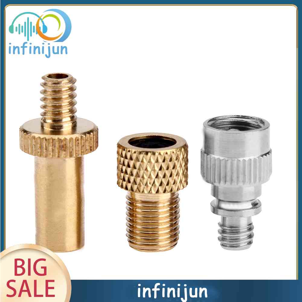 Bộ Chuyển Đổi Van Presta Sang Schrader + Ống Nối Van Presta Cho Xe Đạp