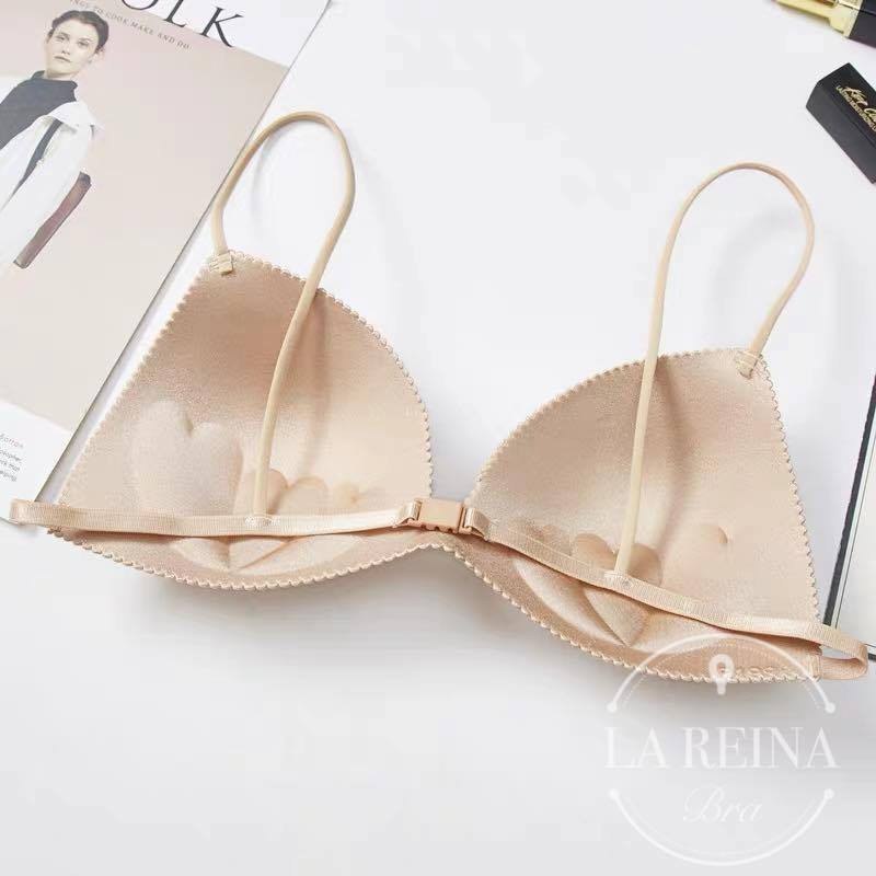 Áo nót nữ 2 dây cài sau nâng ngực KIMCHIBIKINI bra đúc su đệm mỏng không gọng sexy AL030
