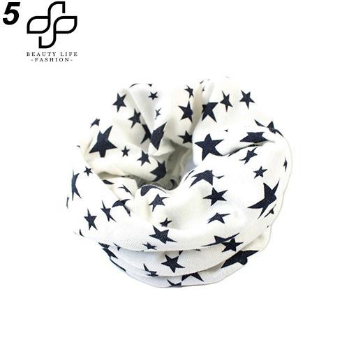 Khăn choàng cổ dạng ống in hình ngôi sao thời trang dành cho trẻ em