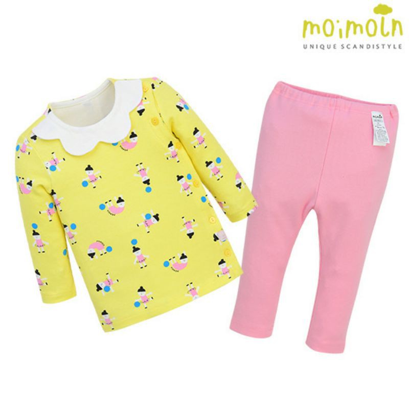 Sz 90- Bộ cotton Moimoln dày dặn