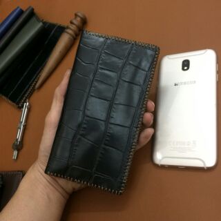 Ví dài Handmade,da bò nguyên miếng