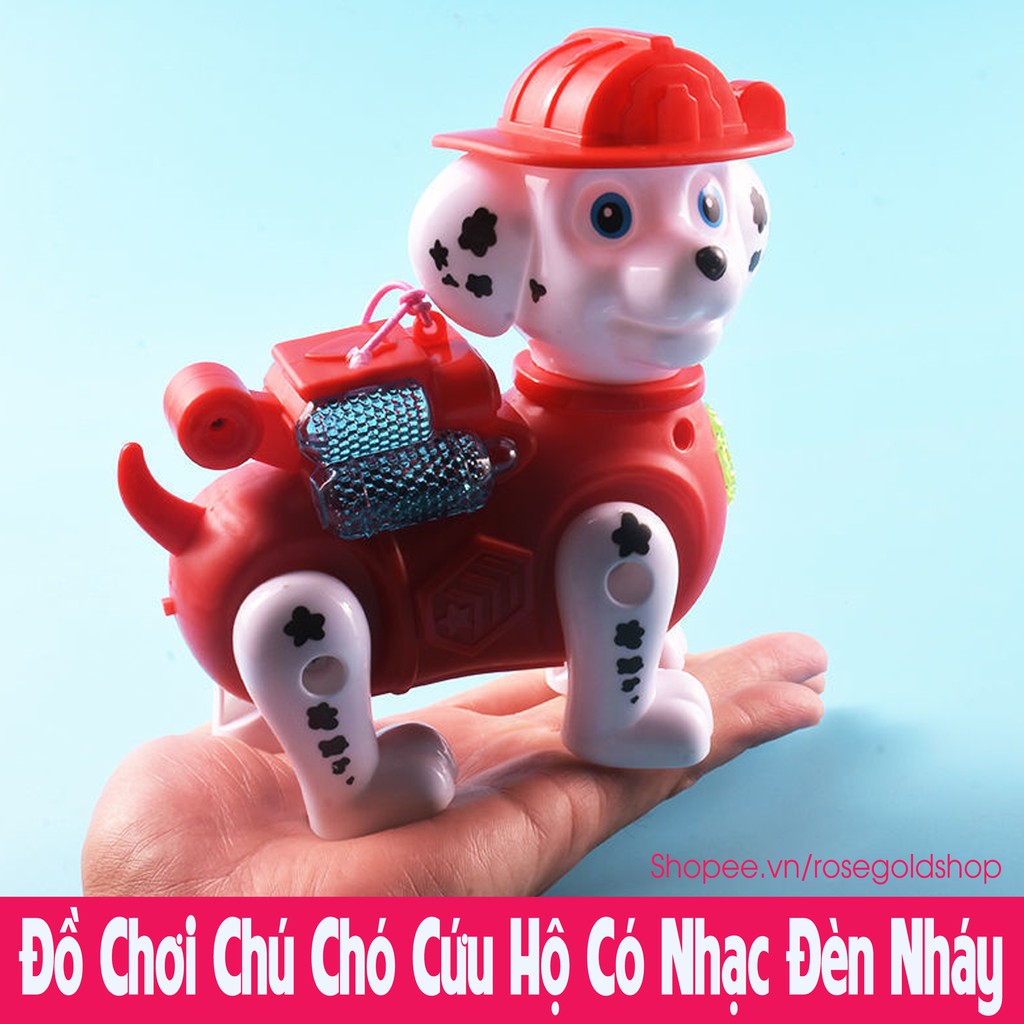 Đồ Chơi Chú Chó Cứu Hộ Có Nhạc, Đèn Nháy, Có Thể Di Chuyển Tạo Cảm Giác Thích Thú Cho Trẻ