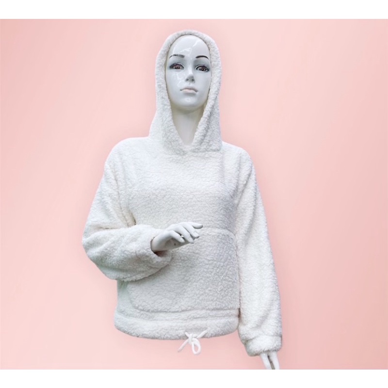 Áo hoodie lông cừu