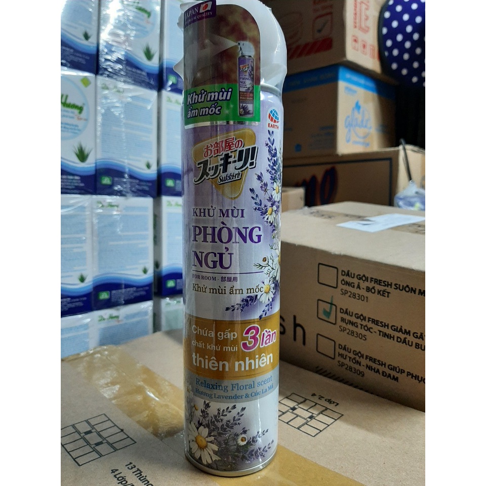 Bình Xịt Khử Mùi Phòng Ngủ SUKKI-RI 320ml