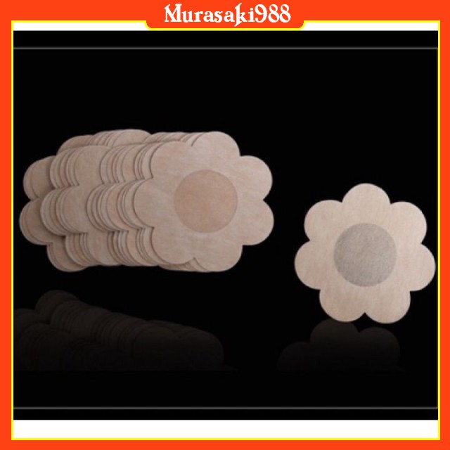 Miếng dán ngực - Hộp 30 đôi dán nhũ hoa giấy hình hoa mai | BigBuy360 - bigbuy360.vn