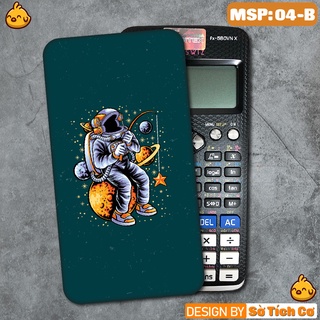 Miếng decal dán máy tính fx-570, fx-580, fx880, Casio, Vinacal,... Phi Hành Gia 1 MSP: 04
