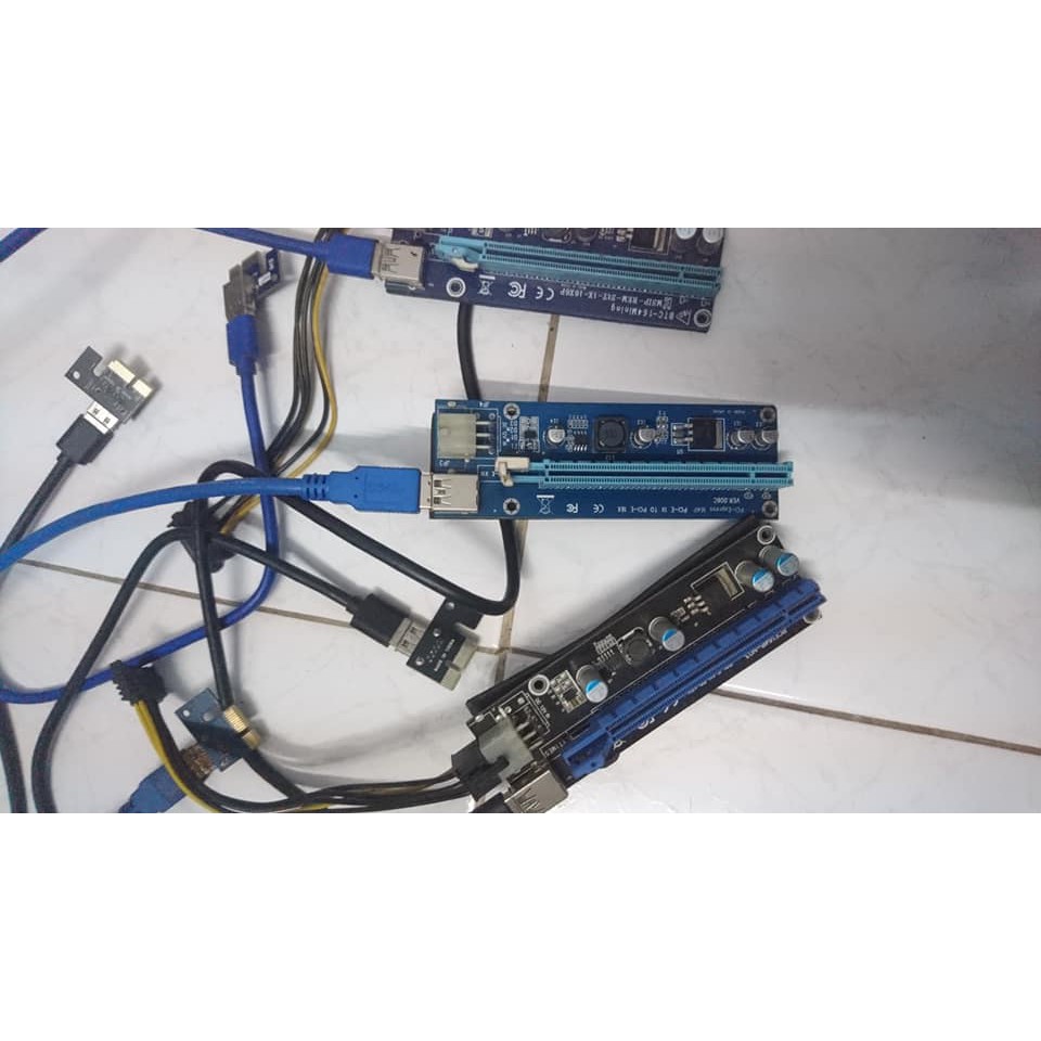 DÂY RISER 006  PCI EXPRESS xanh/đen