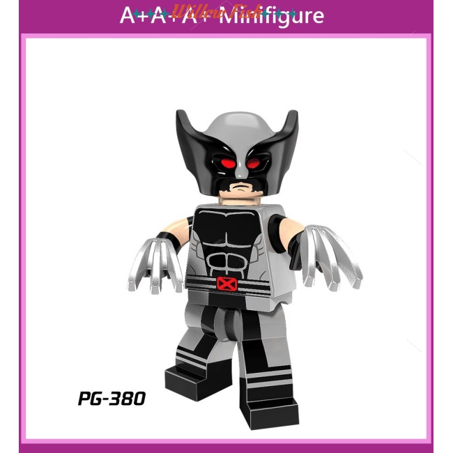 Mô Hình Lego Mini Pg8093 Siêu Anh Hùng Bain Wolverine Deadpool Đội Us Team