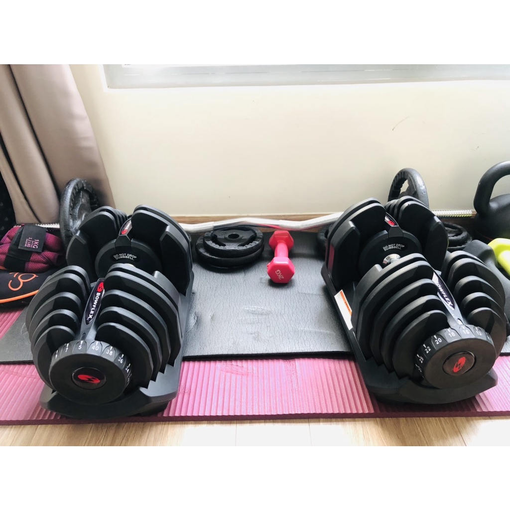 Tạ tay điều chỉnh Bowflex 1090 Bowflex selecttech 1090 Hàng nhập khẩu