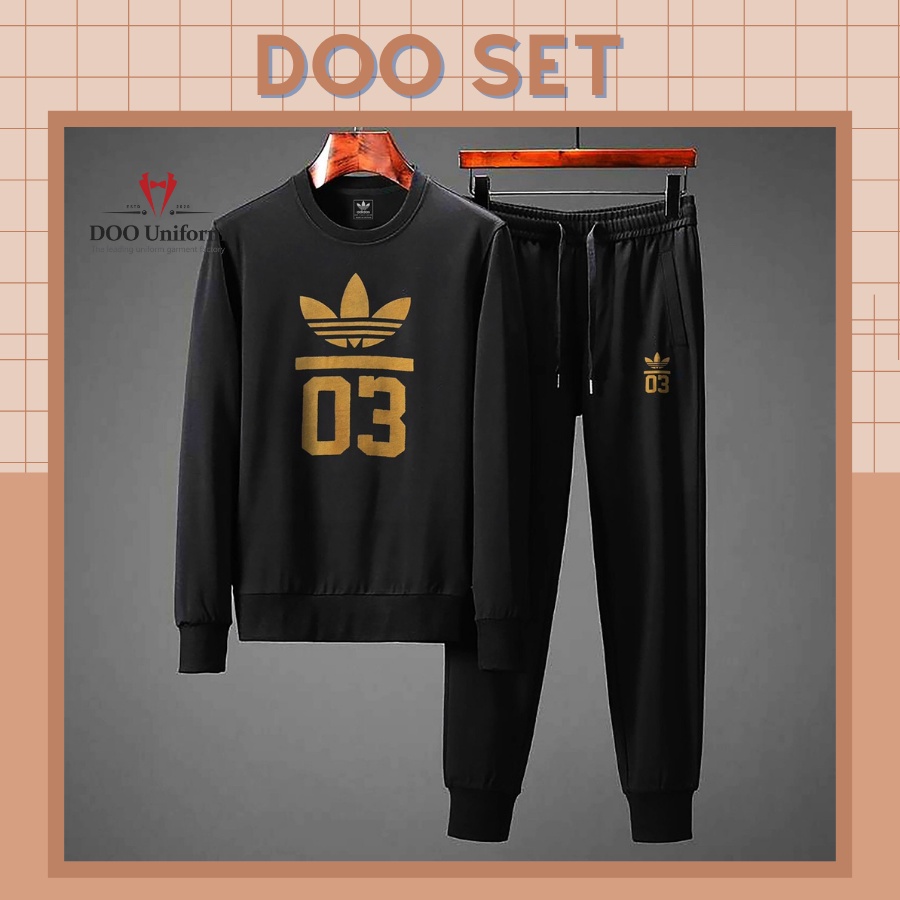 [DOO SET] Set thể thao nam in số 03