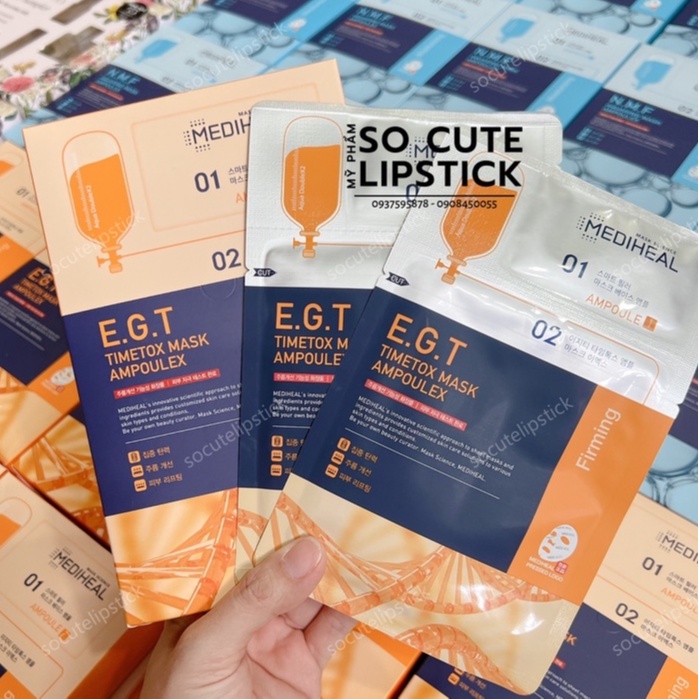 Mặt Nạ Tái Tạo Da Mediheal E.G.T Timetox Ampoulex Mask