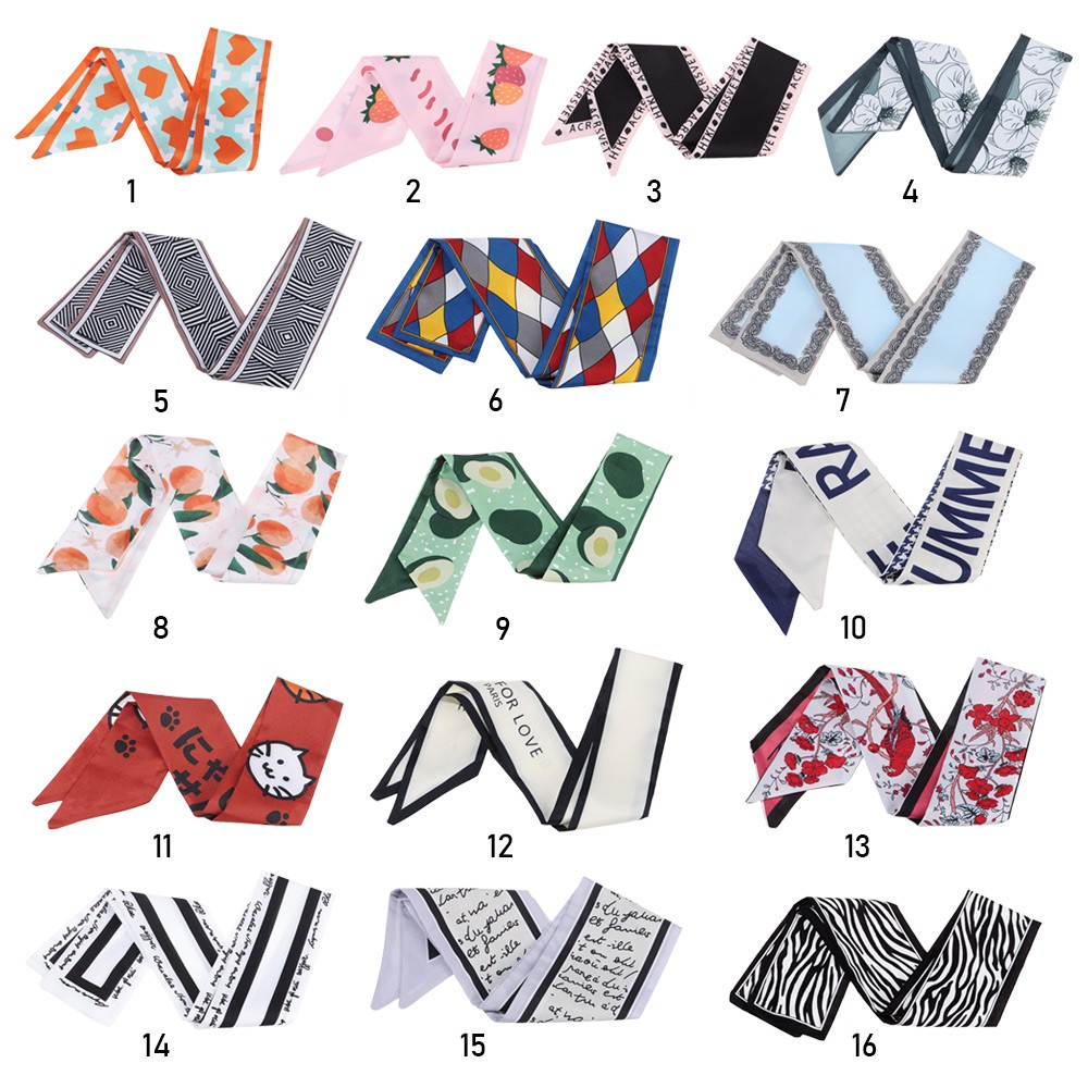 Dây Ruy Băng Cột Tóc Dáng Dài Họa Tiết Hoa Phong Cách Bohemian Thời Trang Cho Nữ