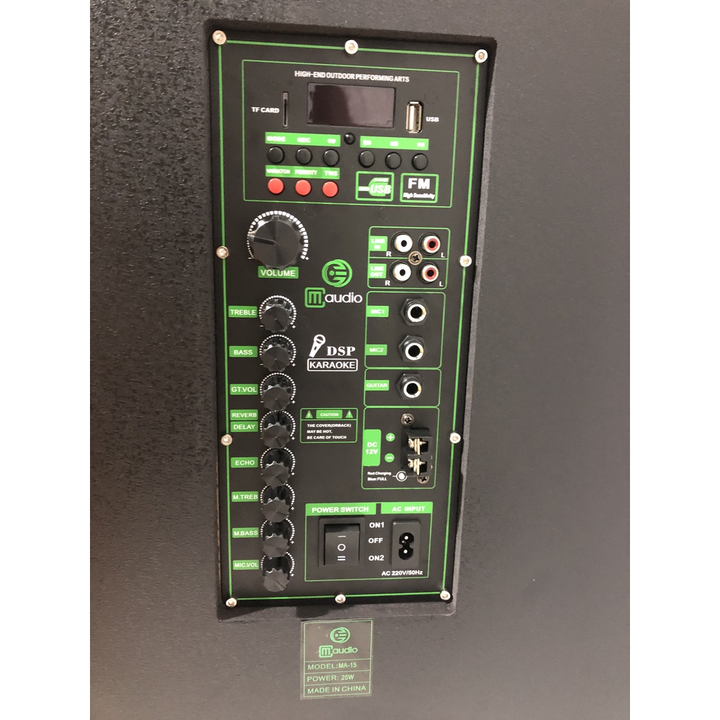 Loa Kéo Cao Cấp Cmaudio MA15 bass 40 Hàng Chính Hãng Vỏ gỗ cao cấp