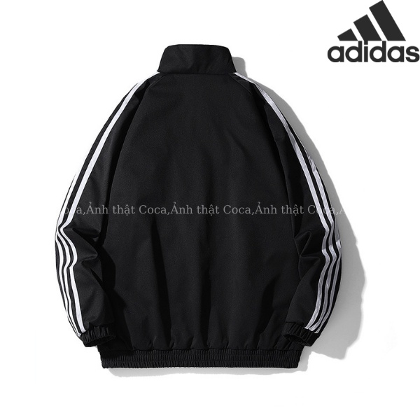 Áo khoác thể thao nam adidas das đẹp 3 sọc bigsize 100kg cao cấp thun poly lớp dày dặn hàng logo thêu -Coca shop