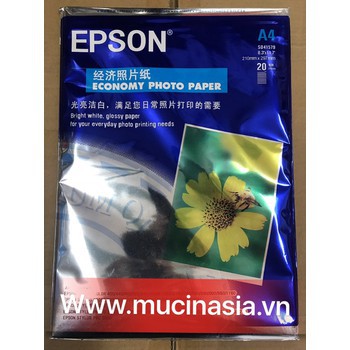 Giấy In Ảnh Epson Hoa Cúc 230g - combo 30tap