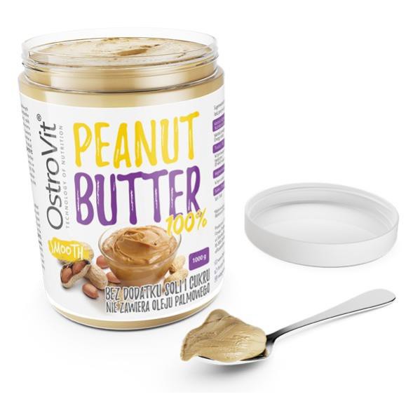 Thực phẩm bơ đậu phộng dinh dưỡng giàu protein Ostrovit Peanut Butter - 1 kg